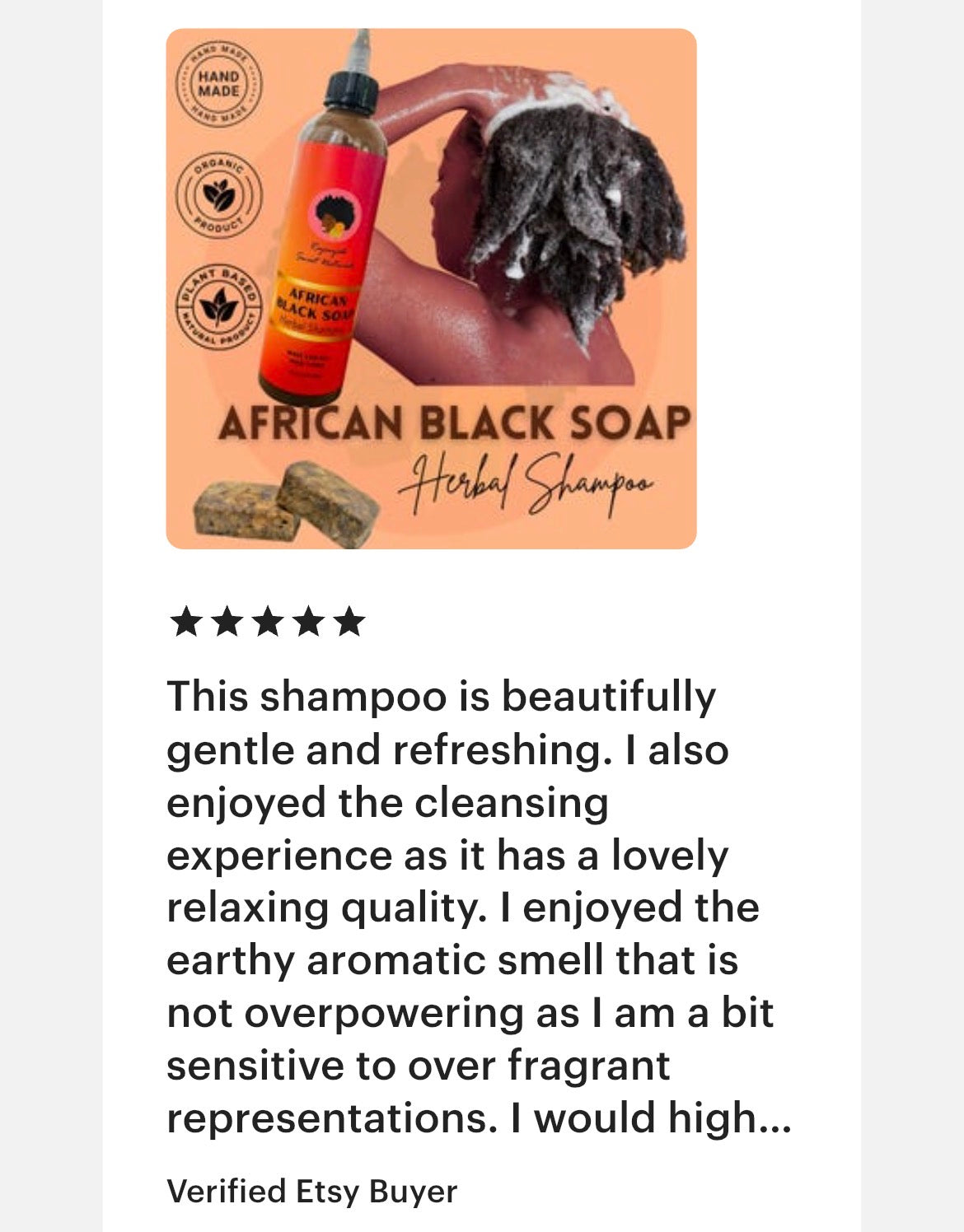 African Black Soap Herbal Shampoo