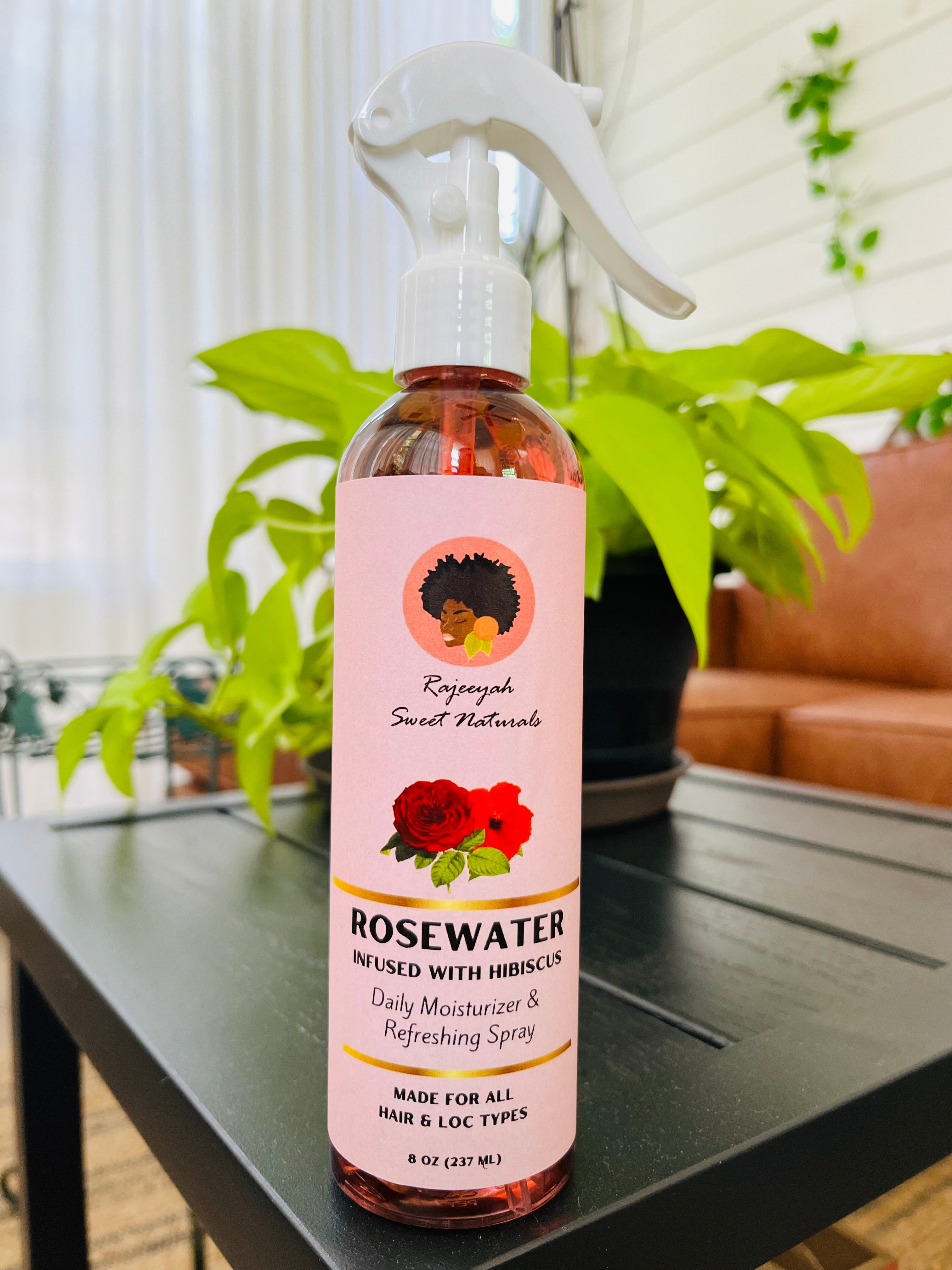 Rosewater Infused with Hibiscus Refreshing Spray