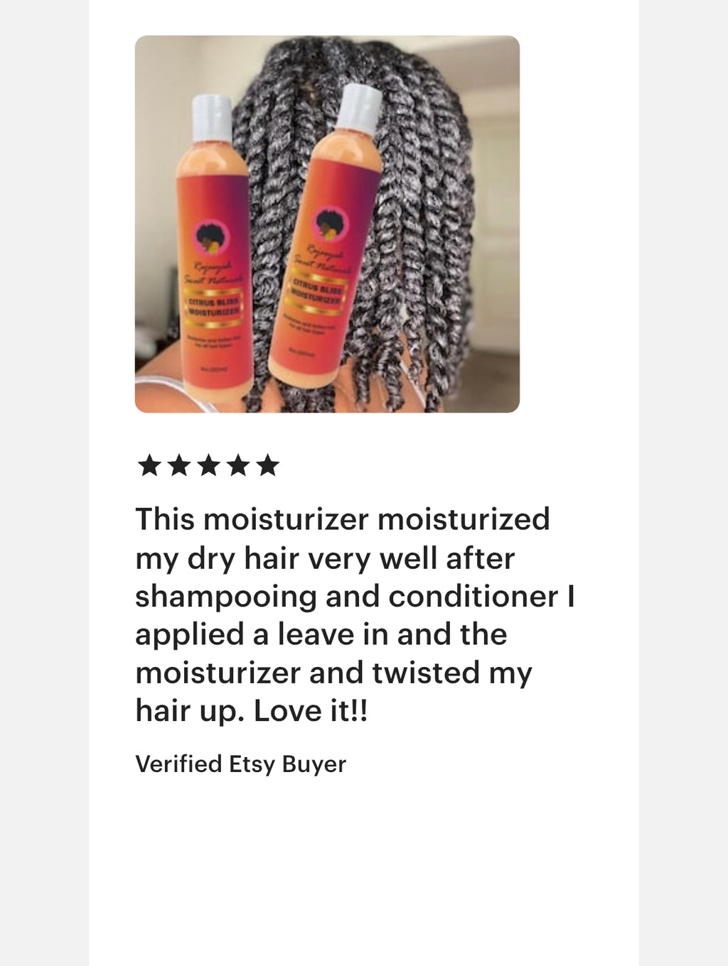 Citrus Bliss Moisturizer