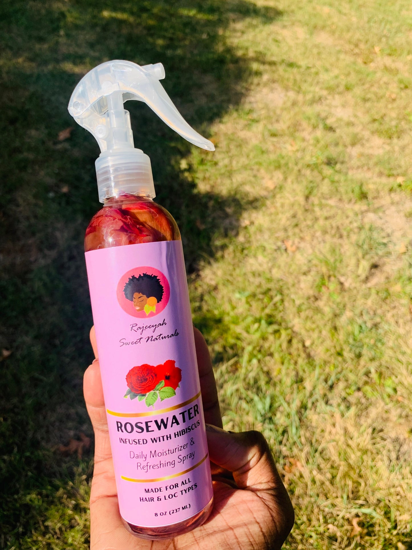 Rosewater Infused with Hibiscus Refreshing Spray