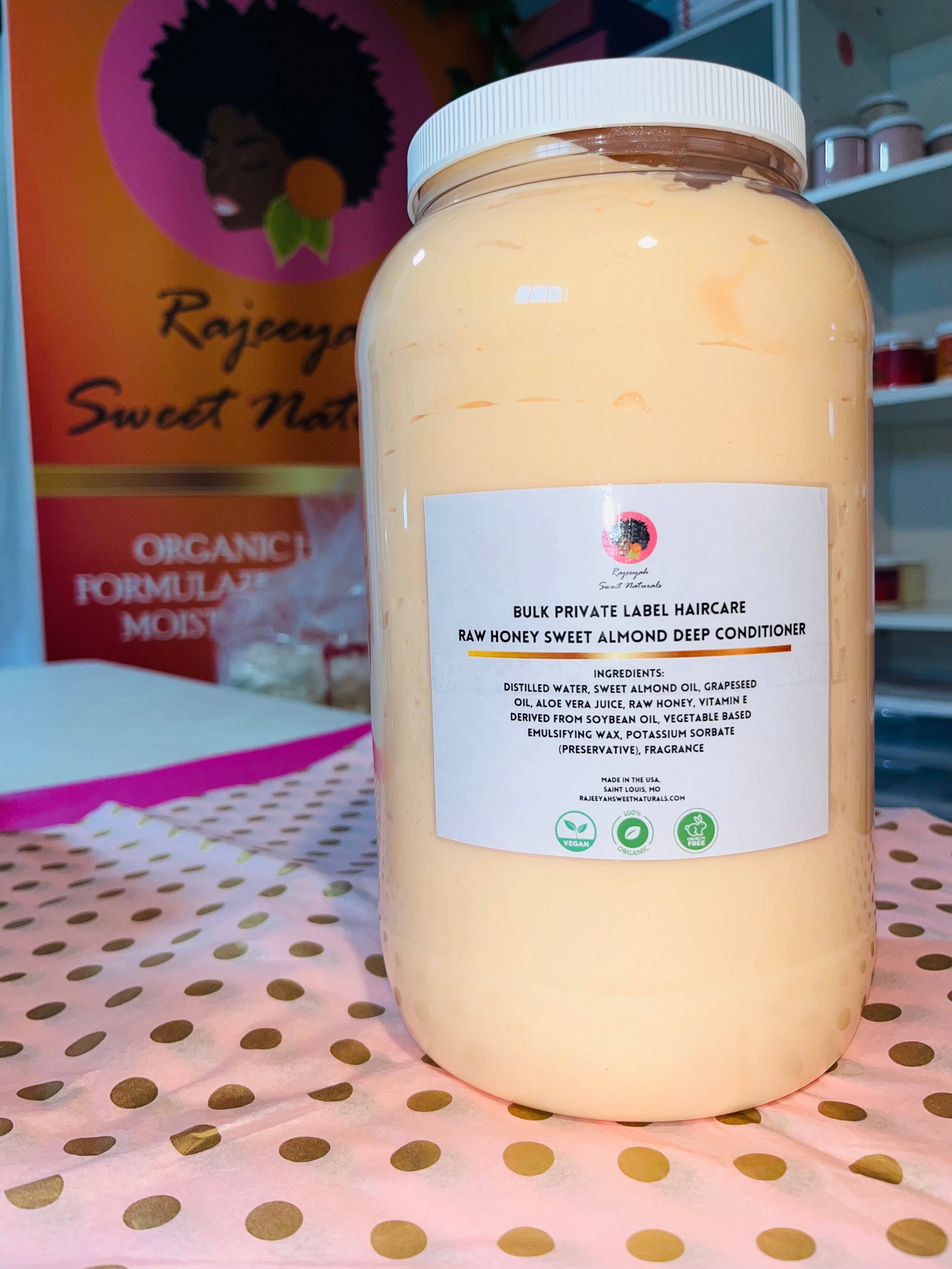 Wholesale Raw Honey Sweet Almond Deep Conditioner