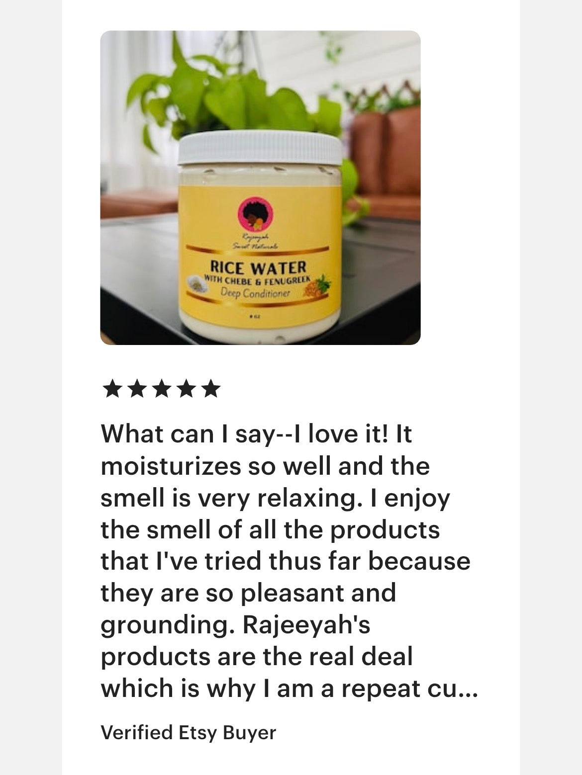 Rice Water Fenugreek Chebe Deep Conditioner