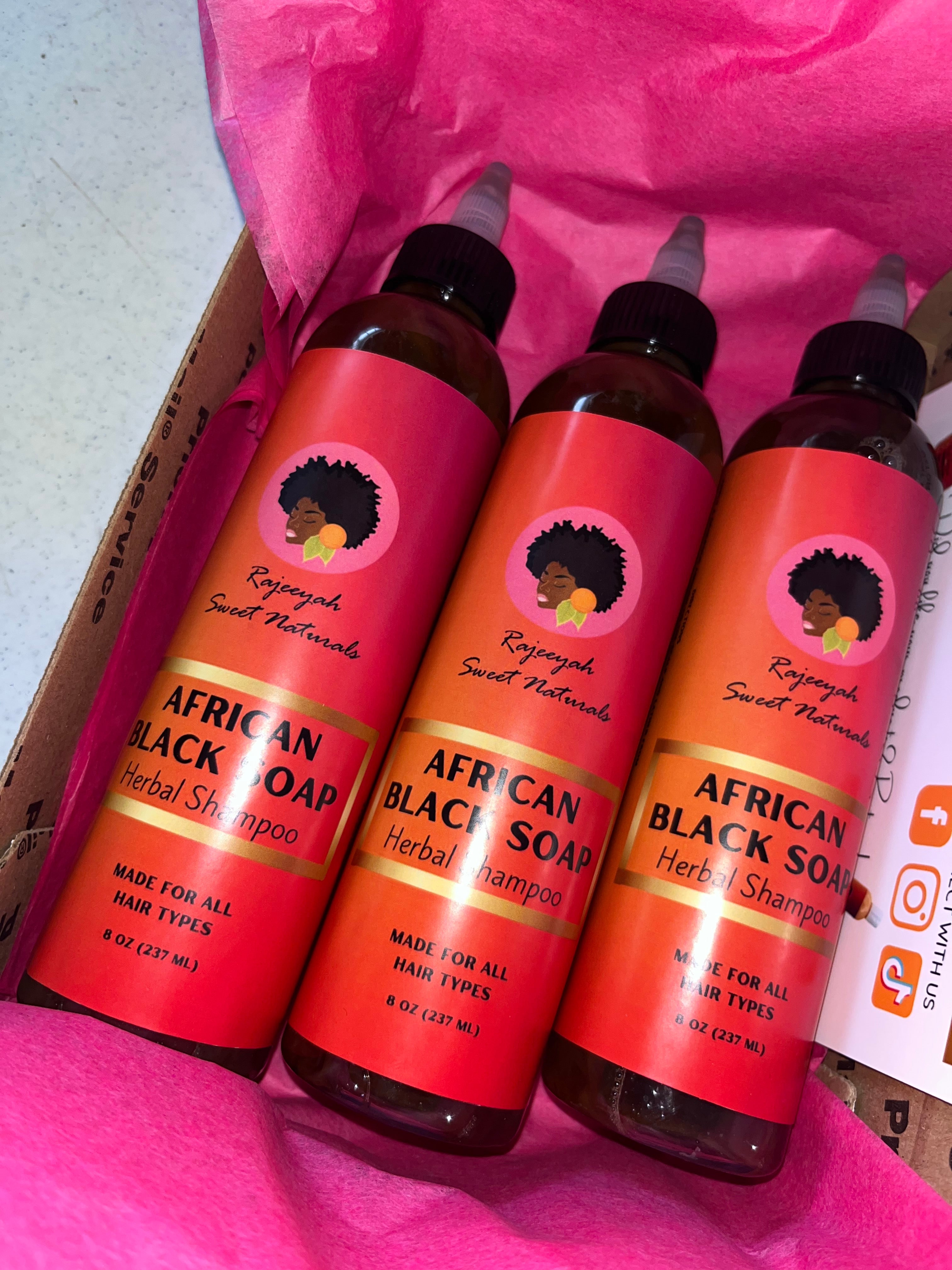 African Black Soap Herbal Shampoo