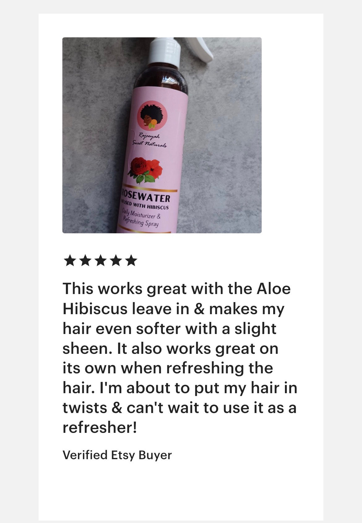 Rosewater Spray and Conditioner Bundle