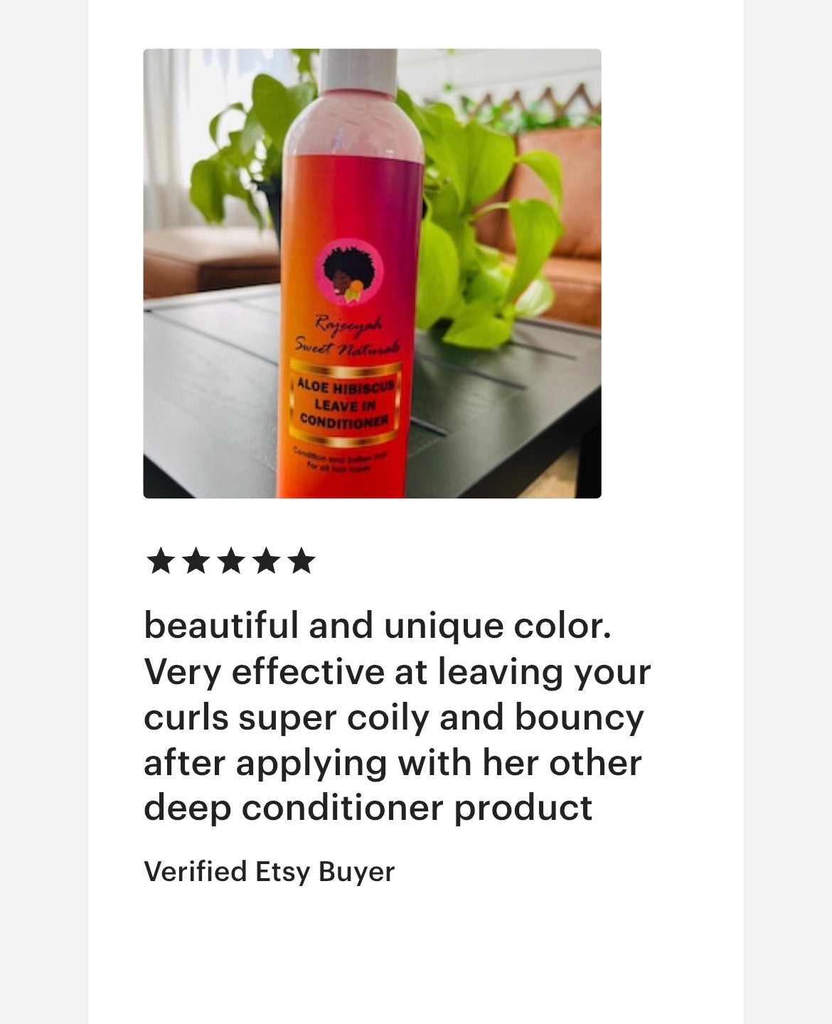 Aloe Hibiscus Leave In Conditioner