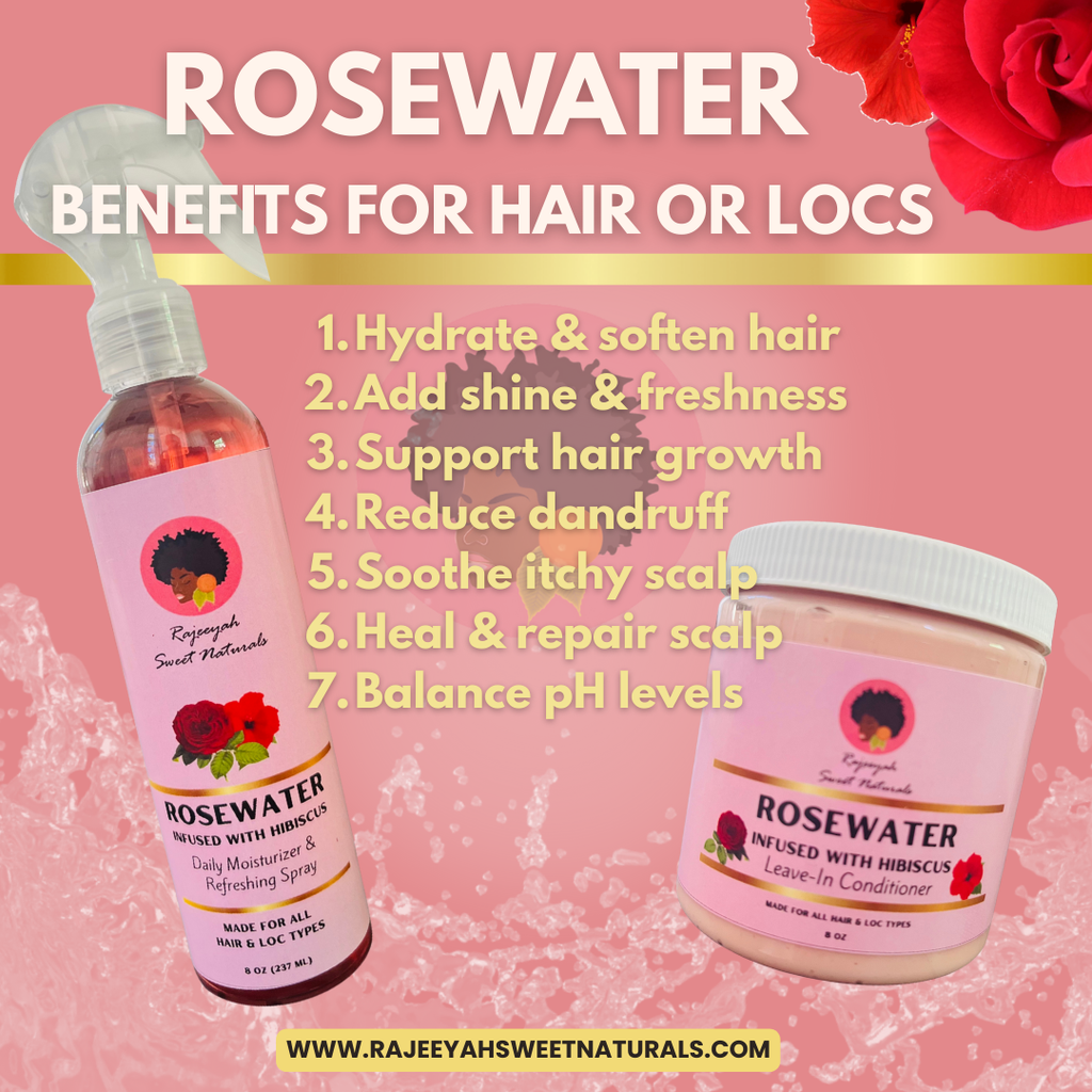 Rosewater Infused with Hibiscus Refreshing Spray