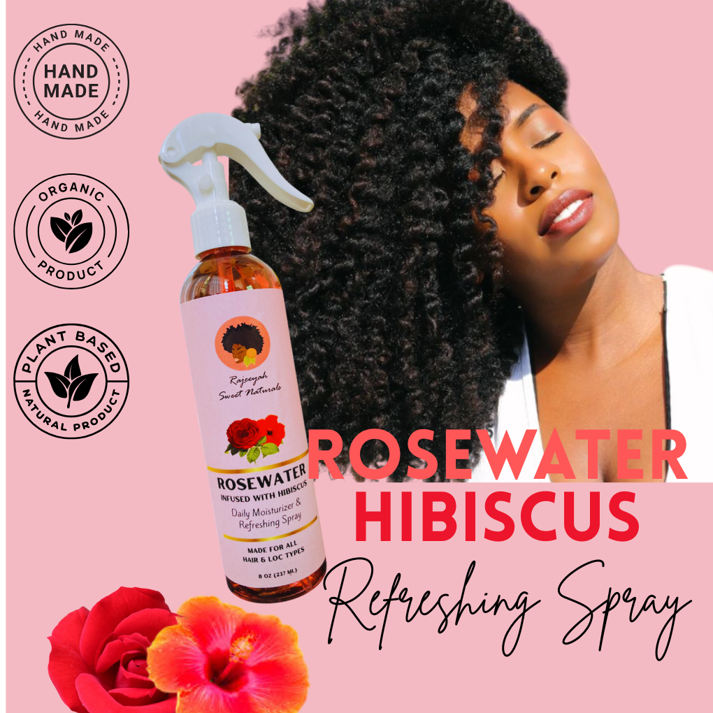 Rosewater Infused with Hibiscus Refreshing Spray