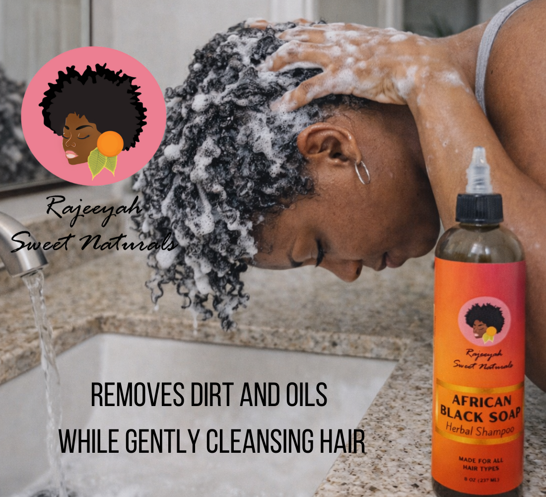 African Black Soap Herbal Shampoo