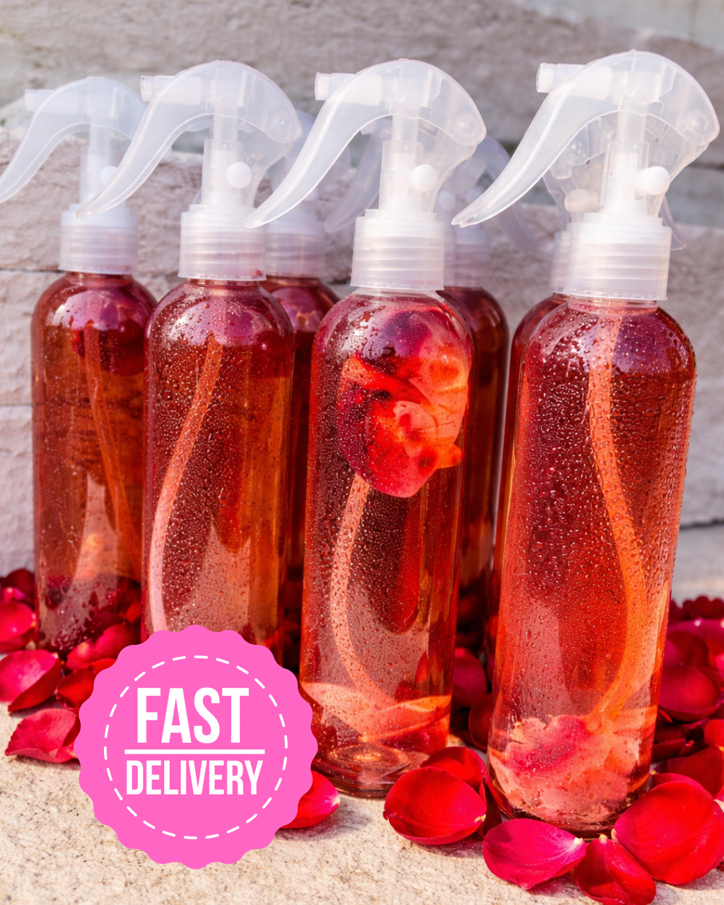 Rosewater Infused with Hibiscus Refreshing Spray