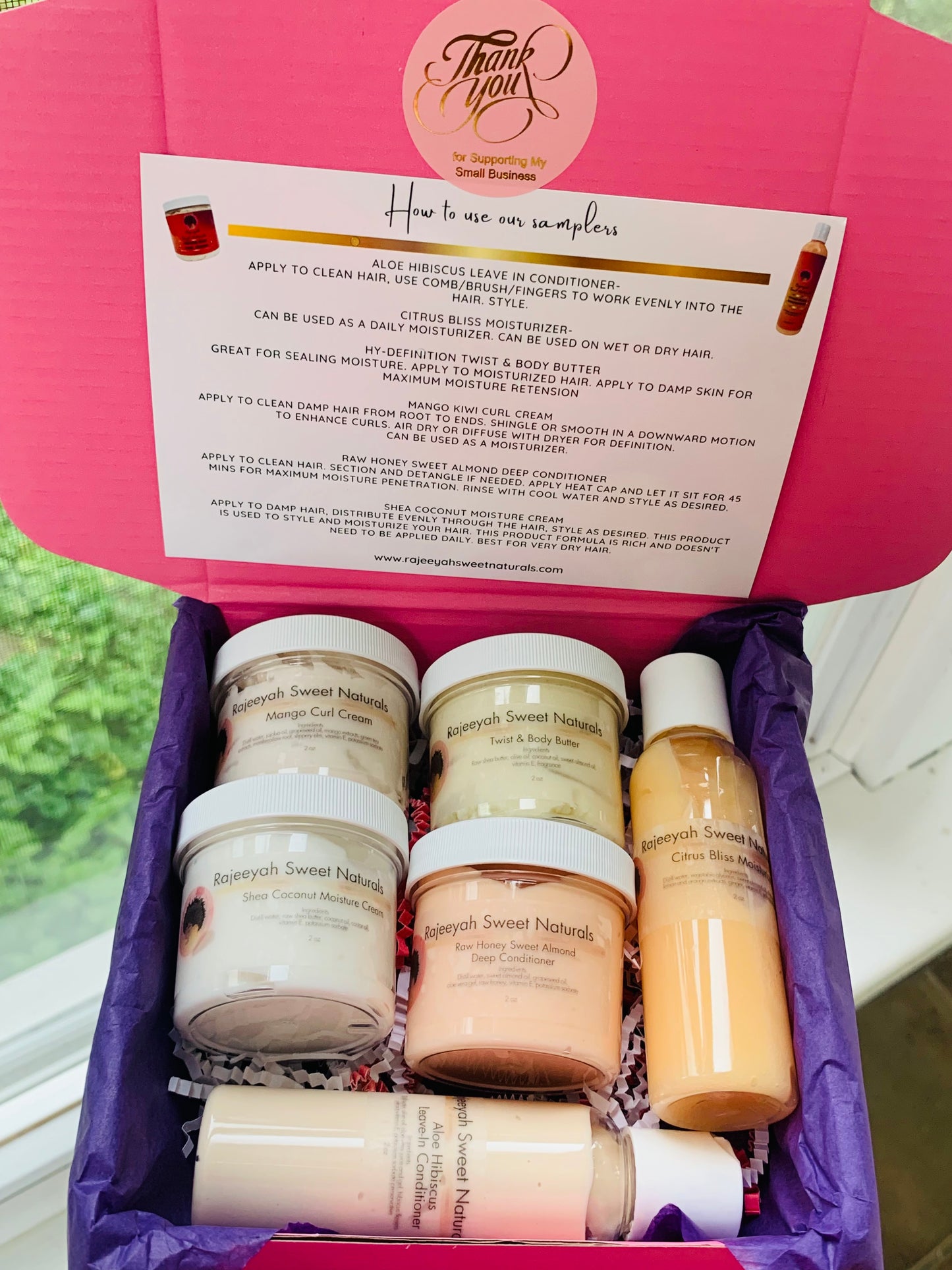 Curly Hair Sampler Box